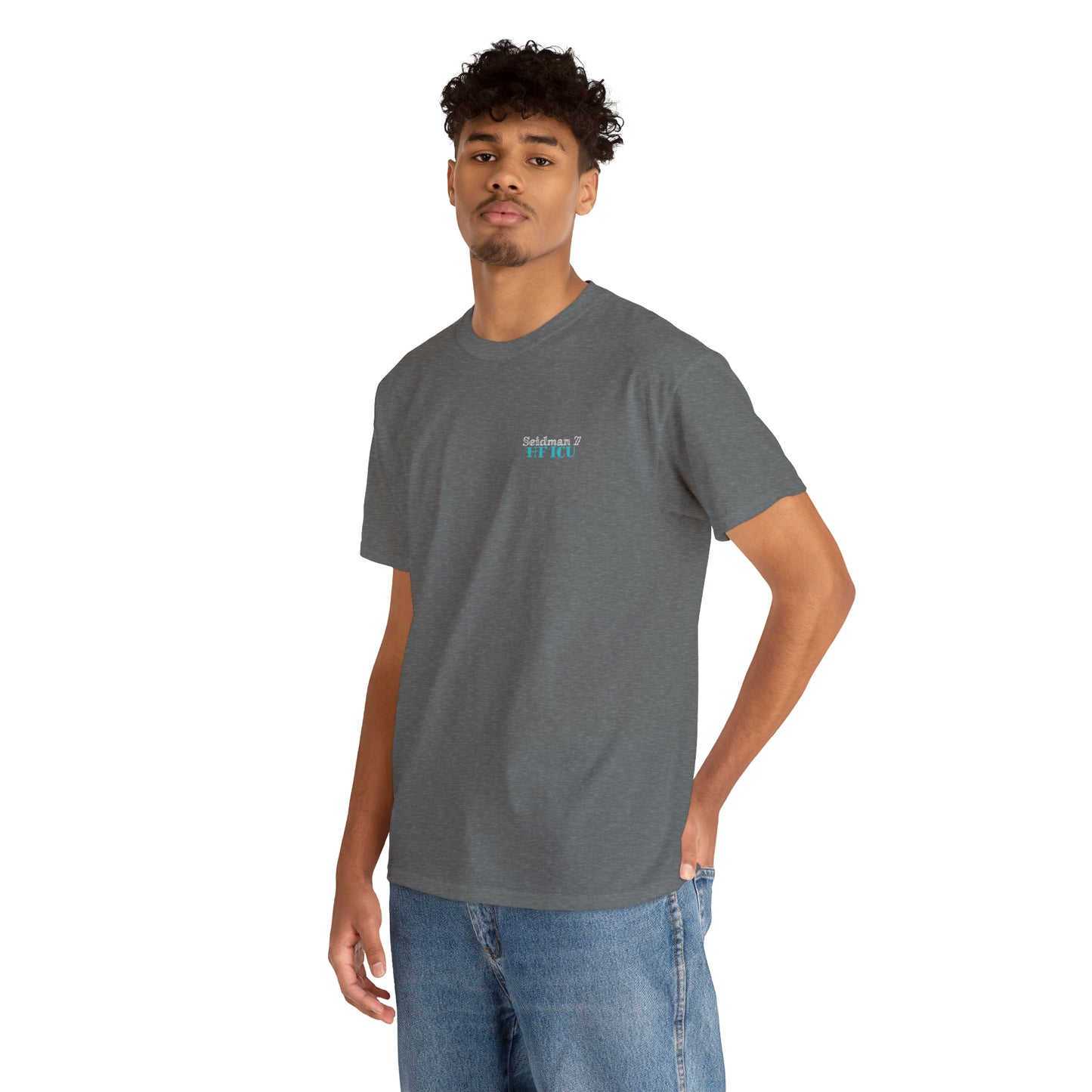 Heart Failure ICU-Enjoy the view while on Dobu Unisex Heavy Cotton Tee