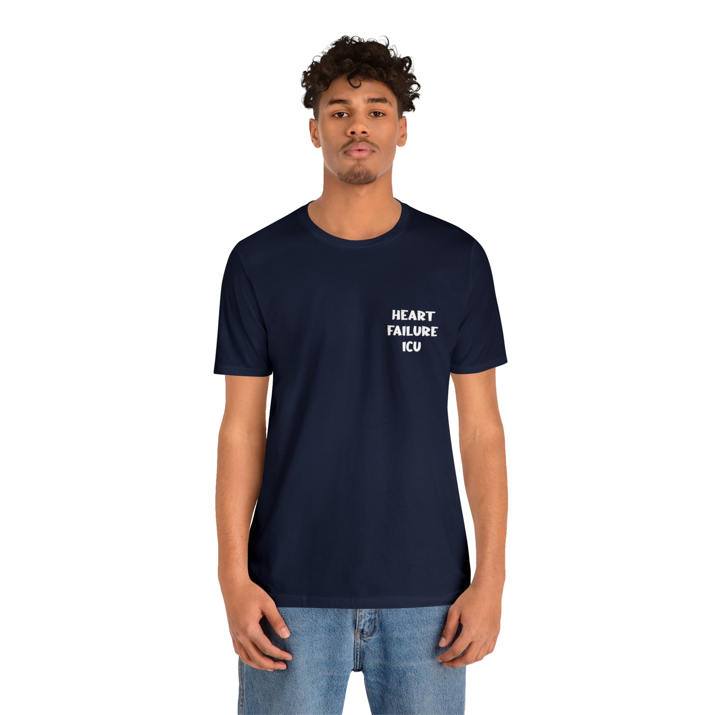 Heart Failure ICU-Here to pump you up Unisex Jersey Short Sleeve Tee