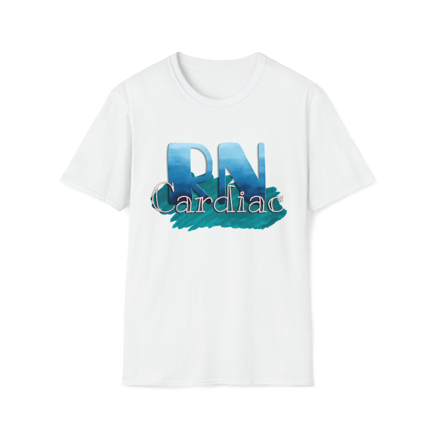 Cardiac RN, Cardiac Nurse, Nurse Gift, Nurse Preceptor Gift, Unisex Softstyle T-Shirt