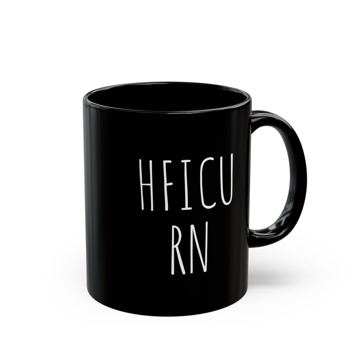 HFICU RN Black Mug (11oz, 15oz)