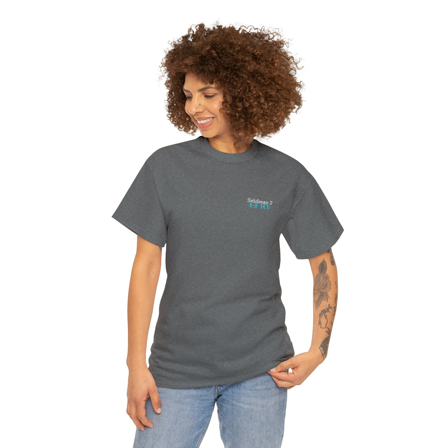 Heart Failure ICU-Enjoy the view while on Dobu Unisex Heavy Cotton Tee