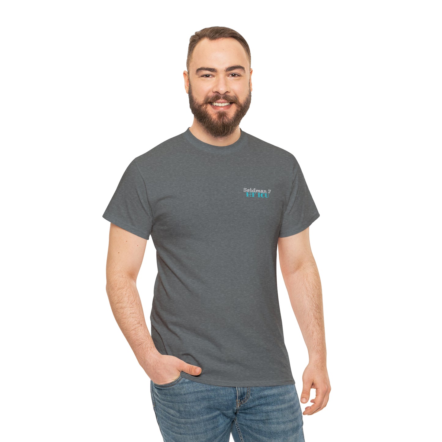 Heart Failure ICU-Enjoy the view while on Dobu Unisex Heavy Cotton Tee