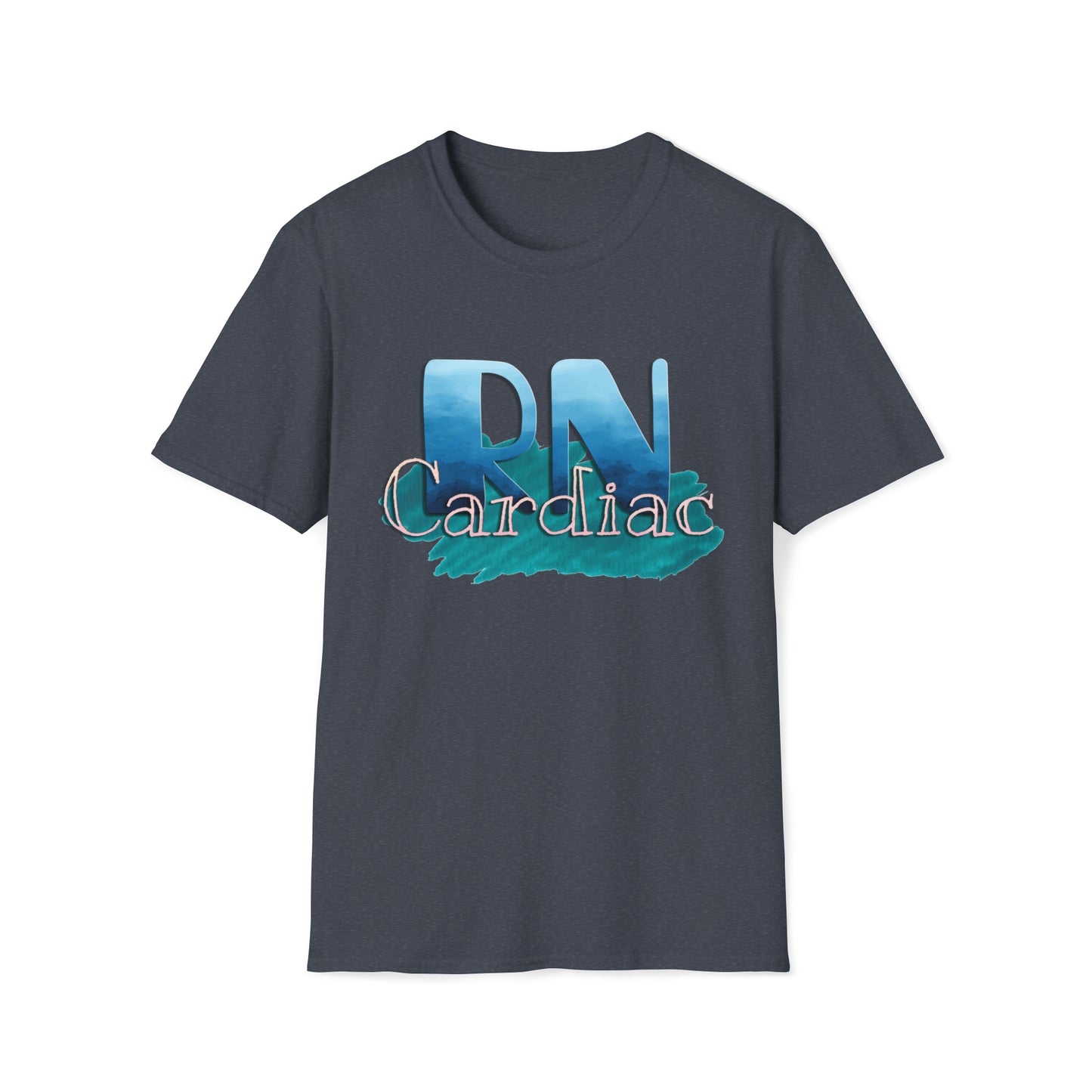 Cardiac RN, Cardiac Nurse, Nurse Gift, Nurse Preceptor Gift, Unisex Softstyle T-Shirt