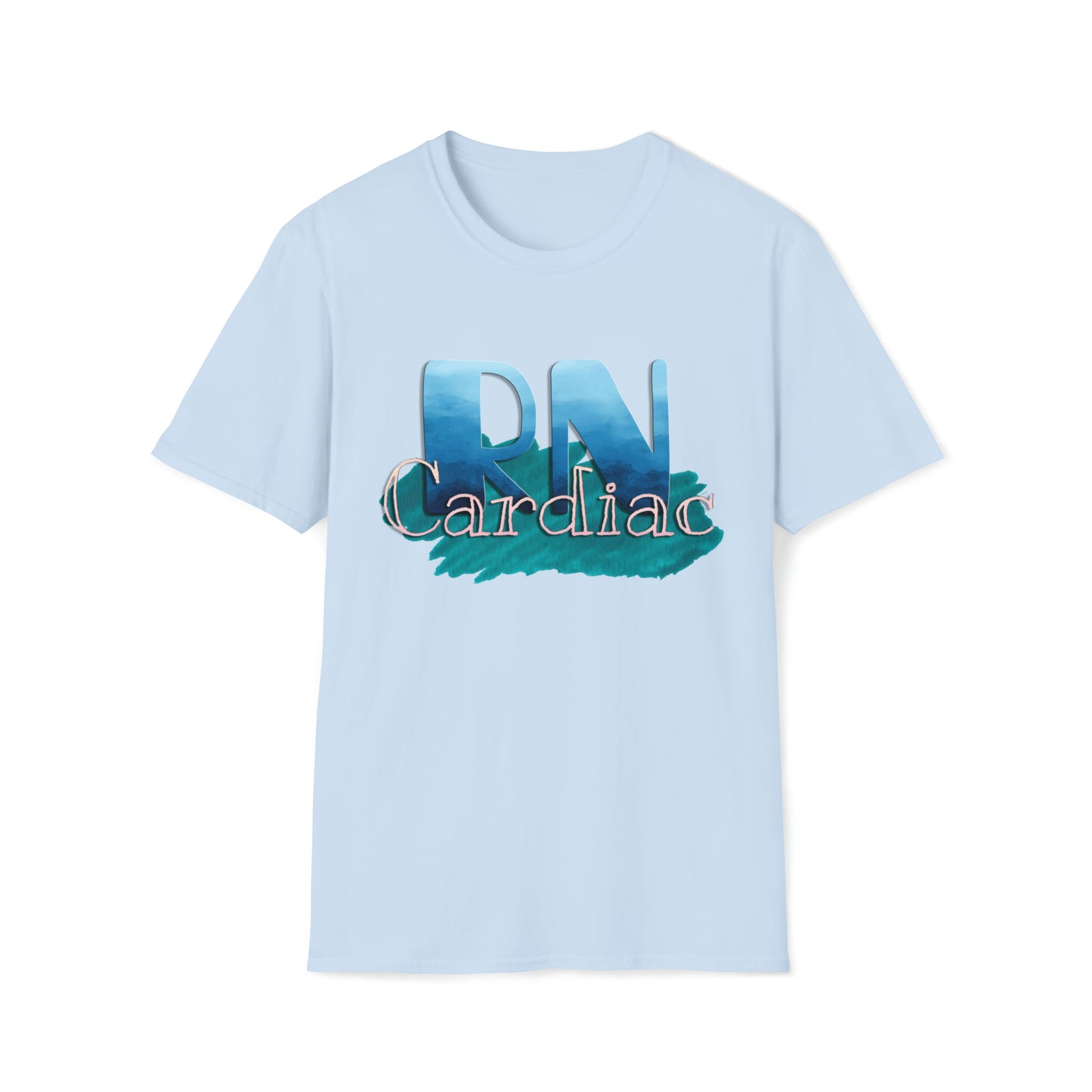 Cardiac RN, Cardiac Nurse, Nurse Gift, Nurse Preceptor Gift, Unisex Softstyle T-Shirt