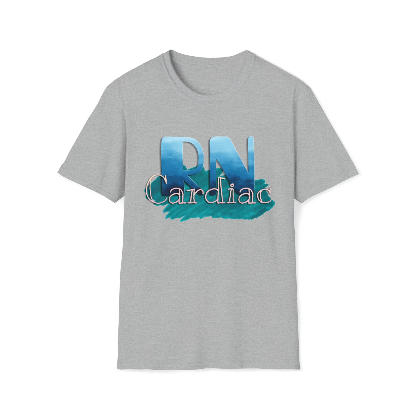 Cardiac RN, Cardiac Nurse, Nurse Gift, Nurse Preceptor Gift, Unisex Softstyle T-Shirt