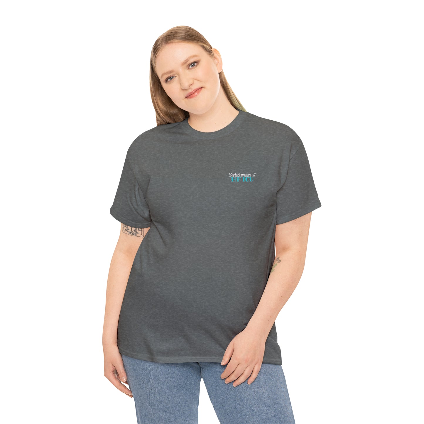 Heart Failure ICU-Enjoy the view while on Dobu Unisex Heavy Cotton Tee