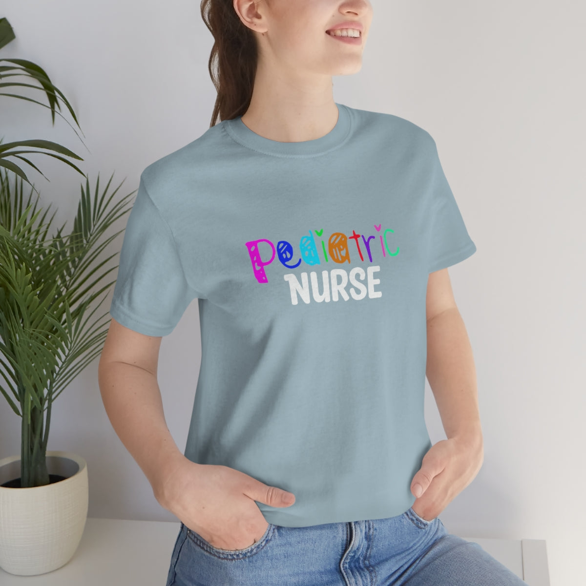 Pediatric Nurse Unisex Jersey Short Sleeve Tee