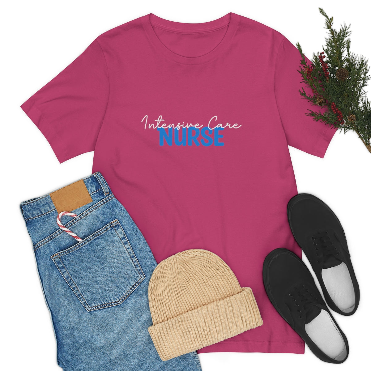 Intensive Care Nurse Unisex Jersey Short Sleeve Tee