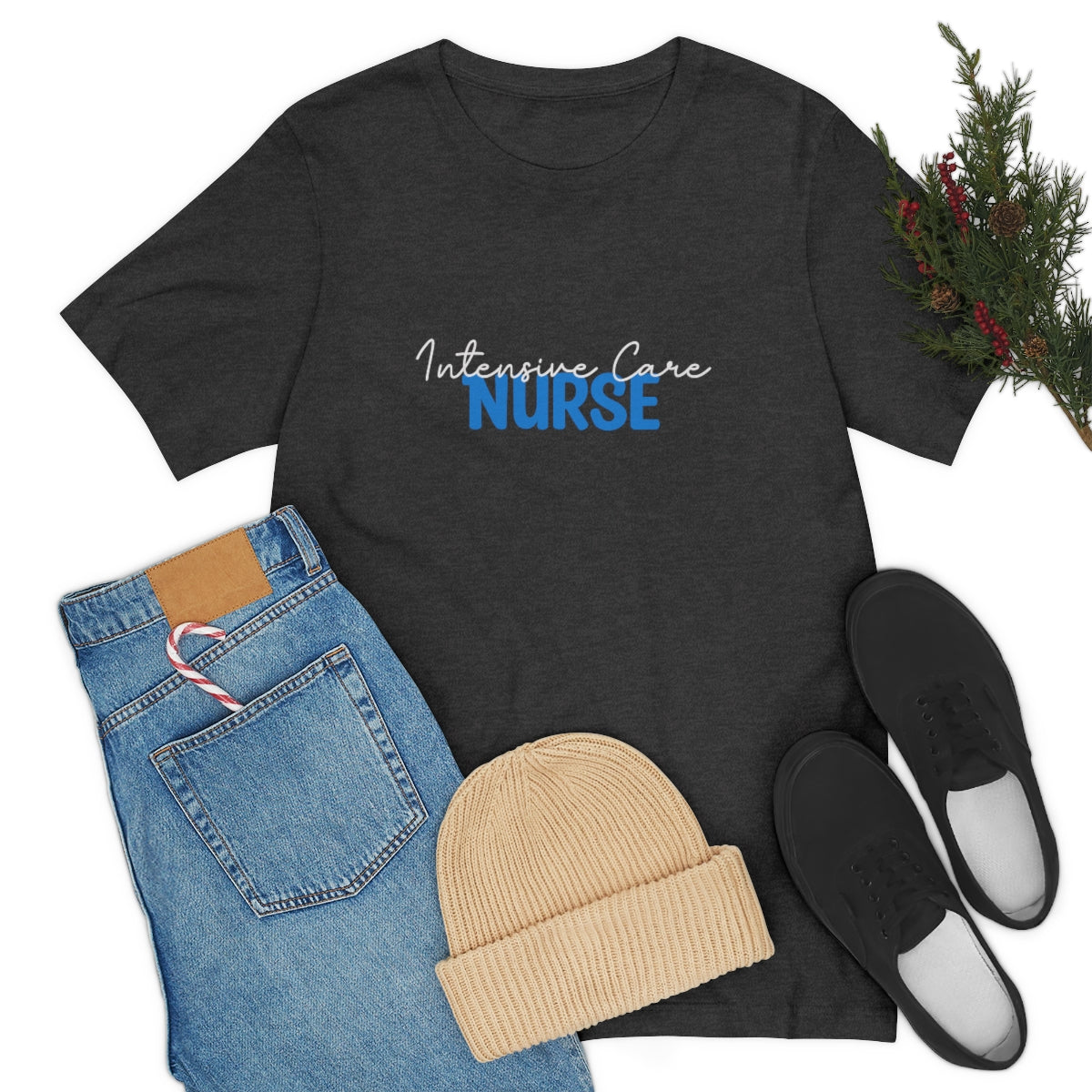 Intensive Care Nurse Unisex Jersey Short Sleeve Tee