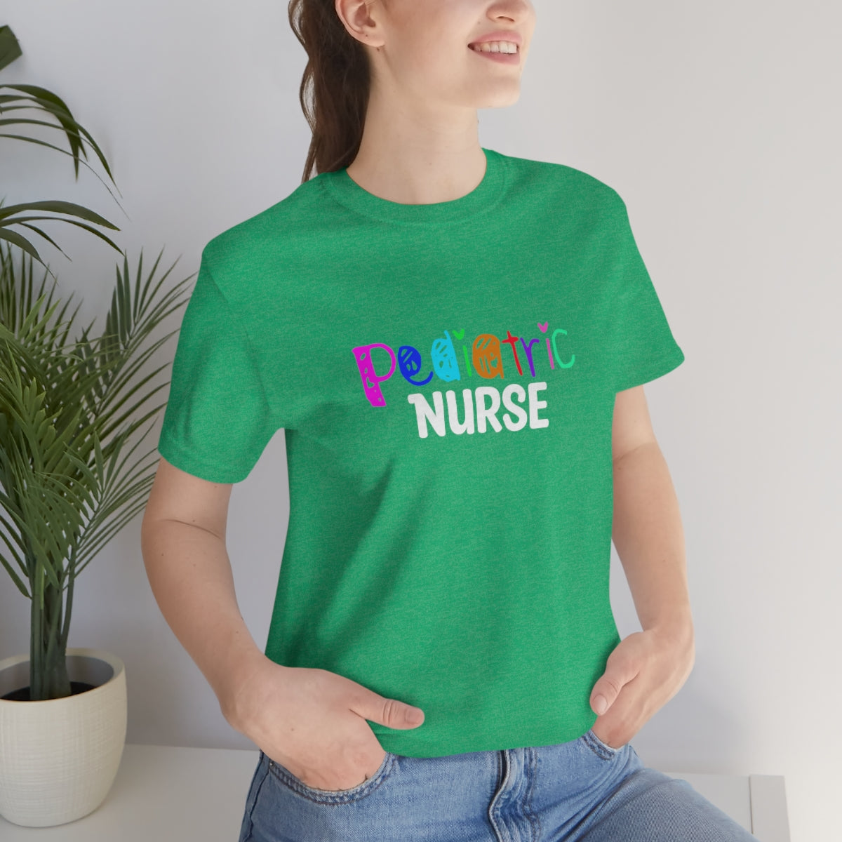 Pediatric Nurse Unisex Jersey Short Sleeve Tee