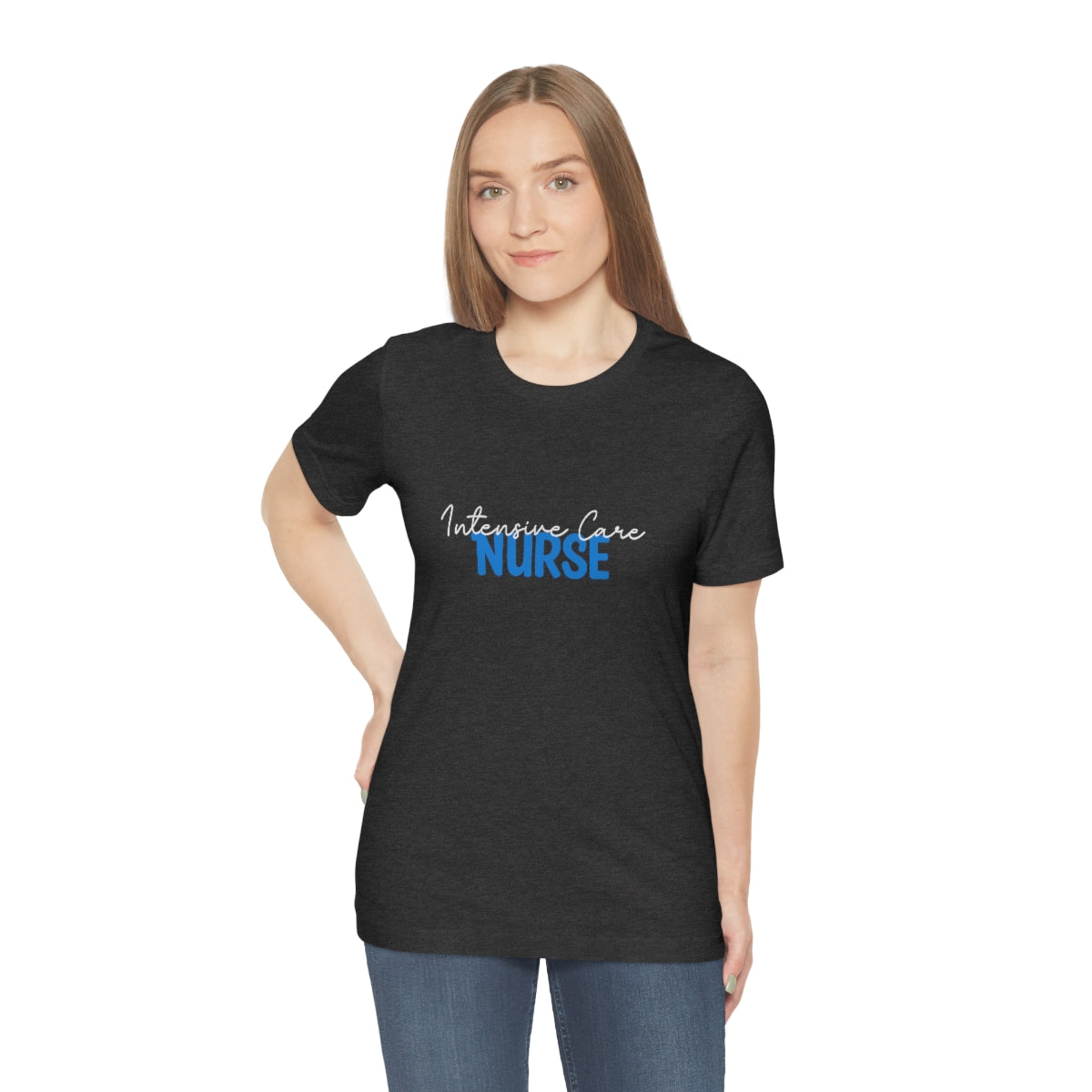 Intensive Care Nurse Unisex Jersey Short Sleeve Tee