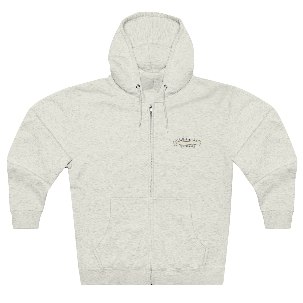 Unilaterally Humerus Unisex Premium Full Zip Hoodie