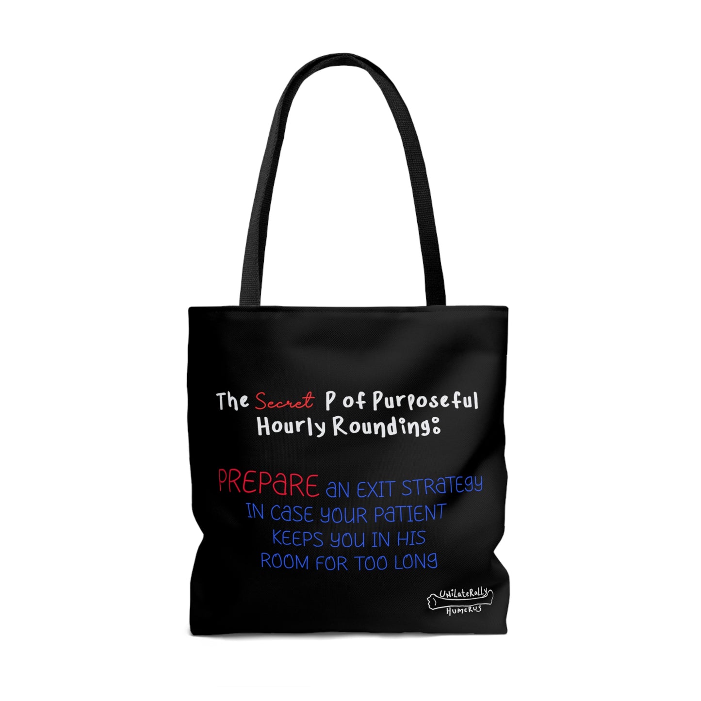 The Secret P of Purposeful Hourly Rounding Tote Bag! Nurse Gift! Nursing Assistant Gift! Nurse Preceptor Gift!