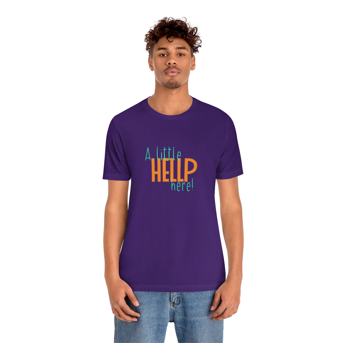 A Little HELLP Here! Unisex Jersey Short Sleeve Tee