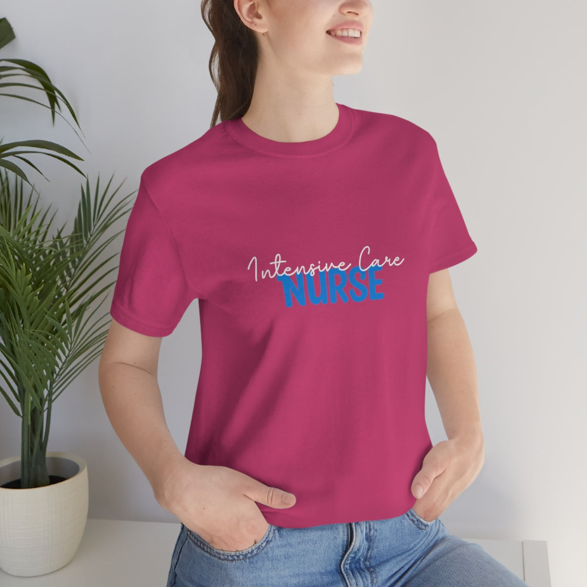 Intensive Care Nurse Unisex Jersey Short Sleeve Tee