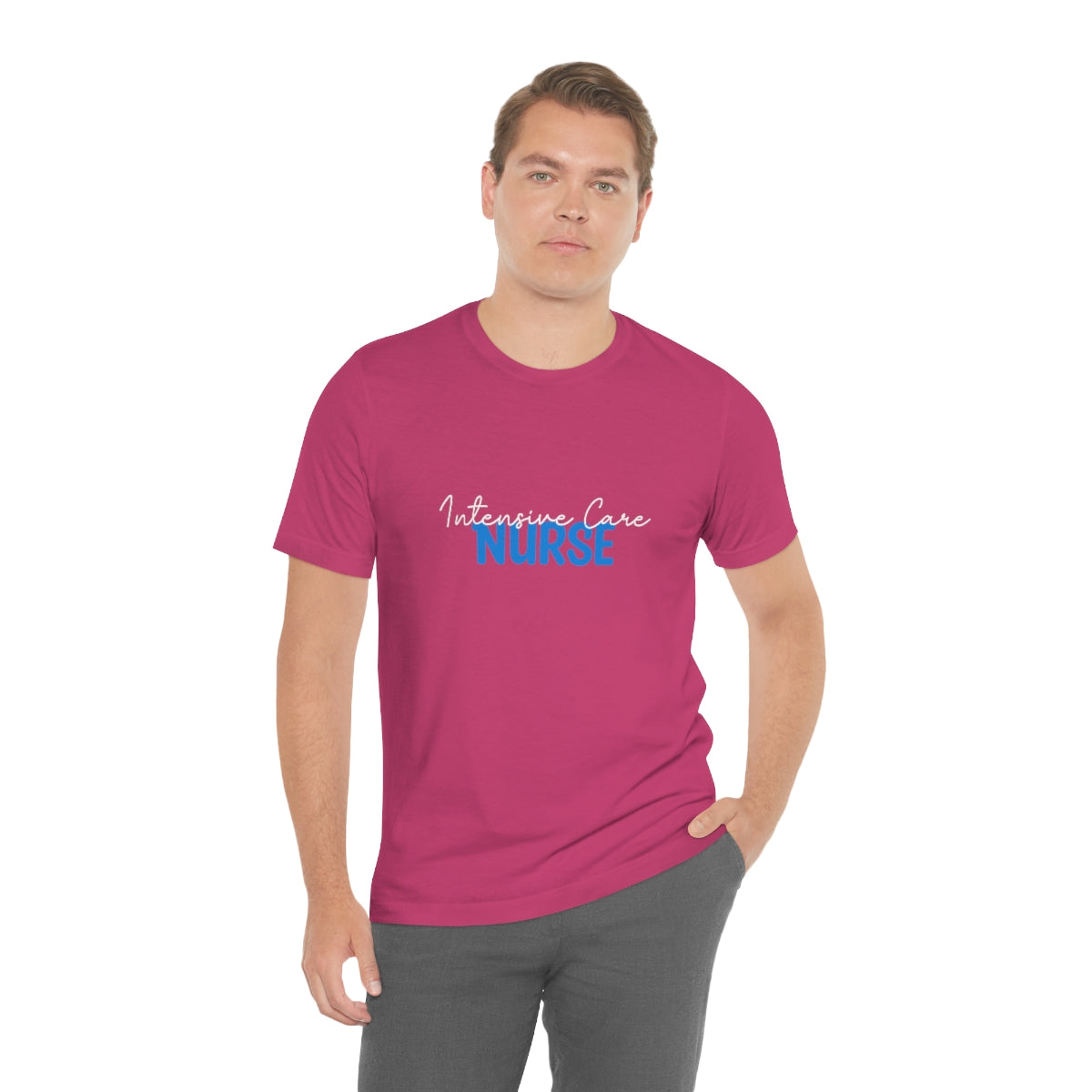 Intensive Care Nurse Unisex Jersey Short Sleeve Tee