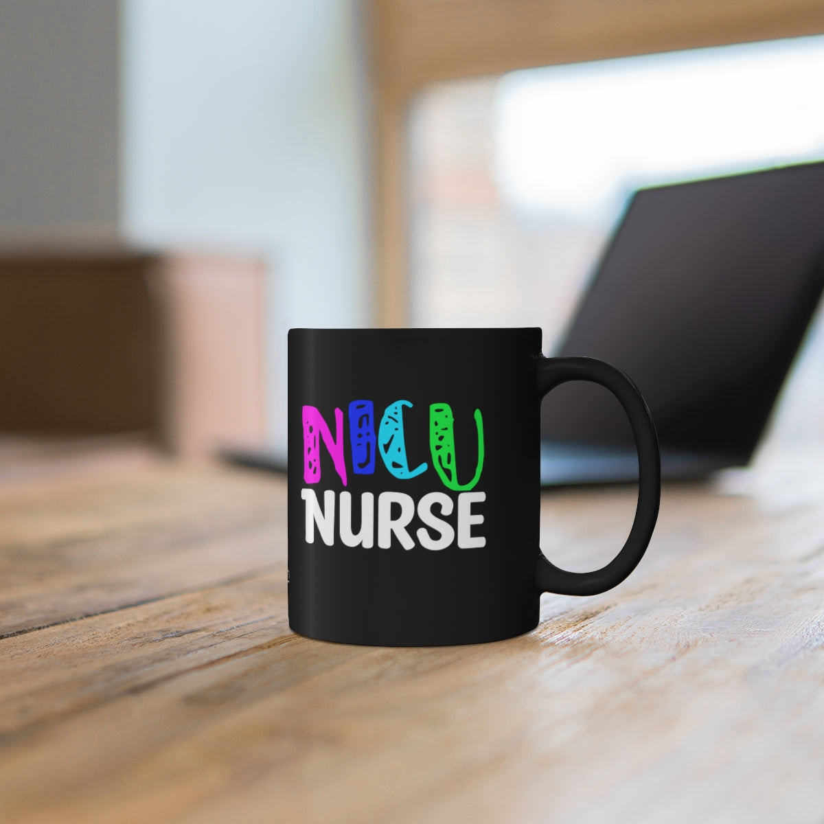 NICU Nurse 11oz Black Mug