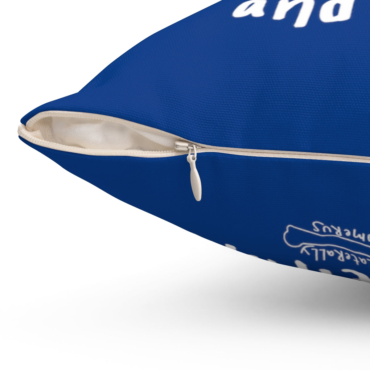 Fick and Thin Spun Polyester Square Pillow