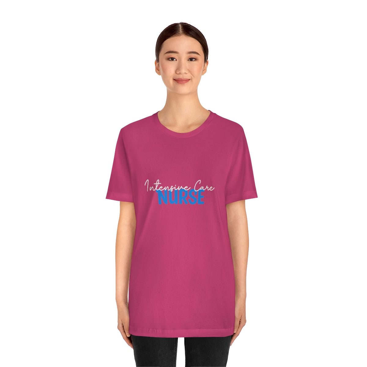 Intensive Care Nurse Unisex Jersey Short Sleeve Tee