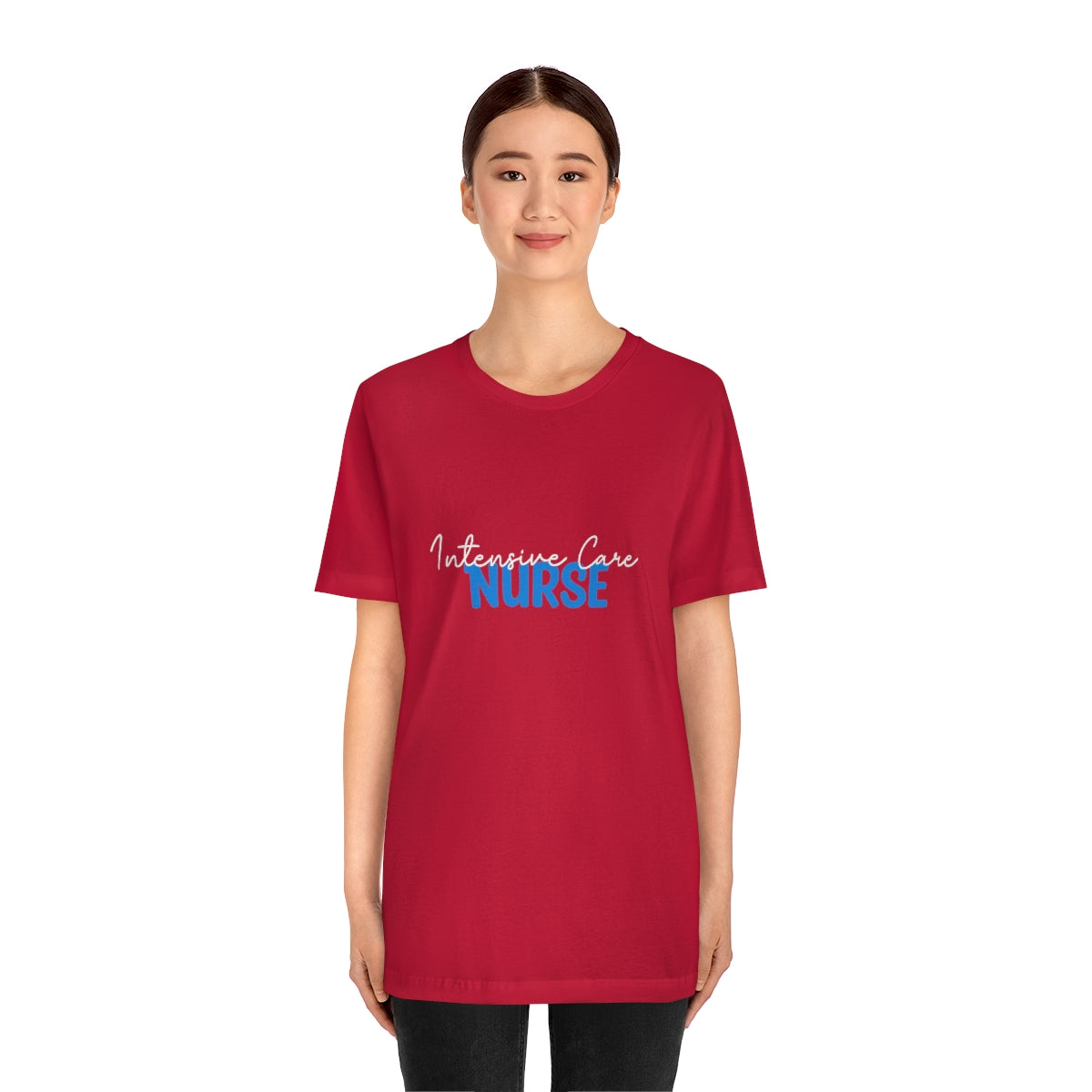 Intensive Care Nurse Unisex Jersey Short Sleeve Tee