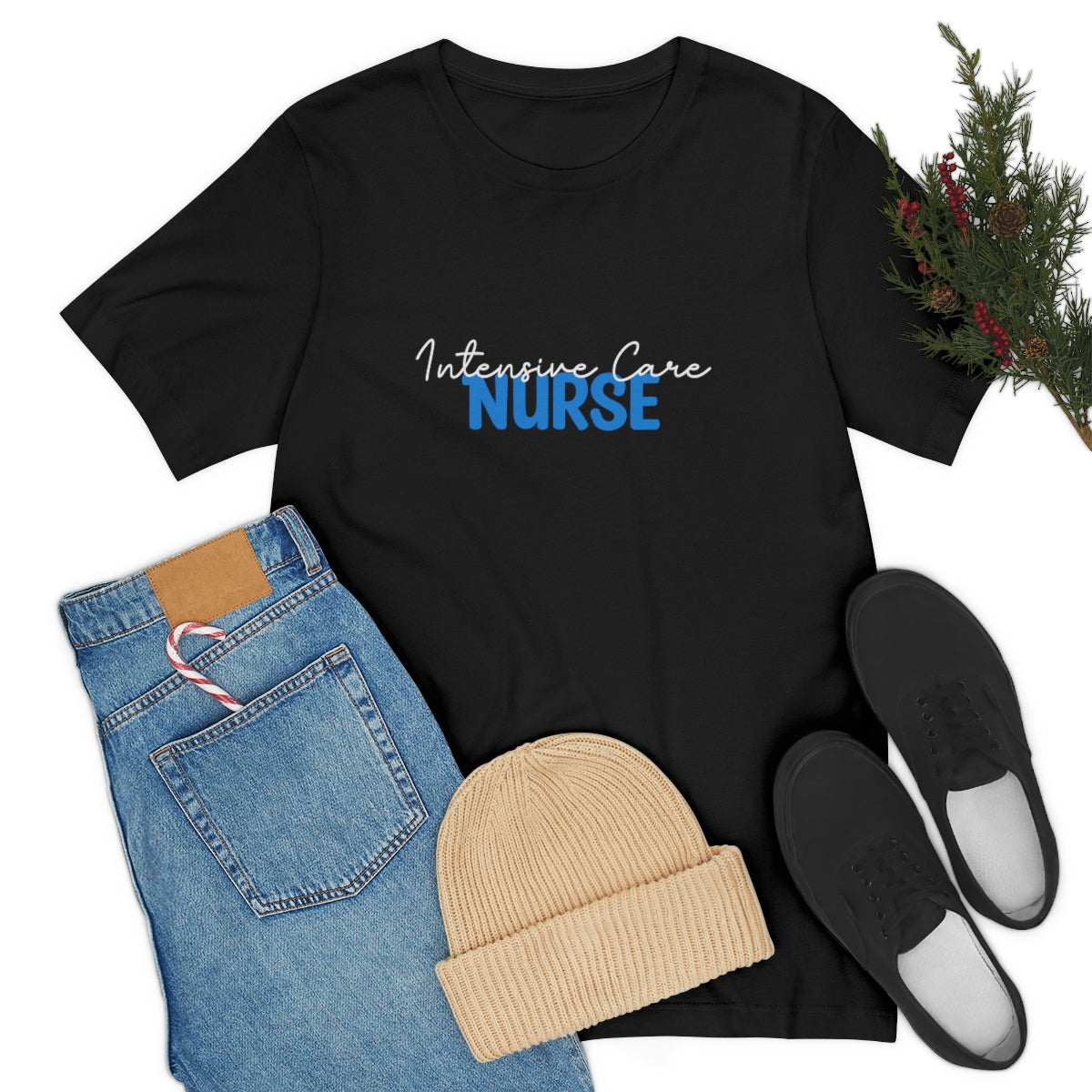Intensive Care Nurse Unisex Jersey Short Sleeve Tee