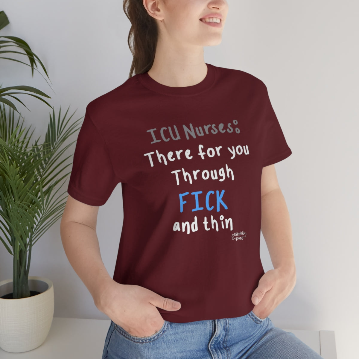 Fick and Thin Unisex Jersey Short Sleeve Tee