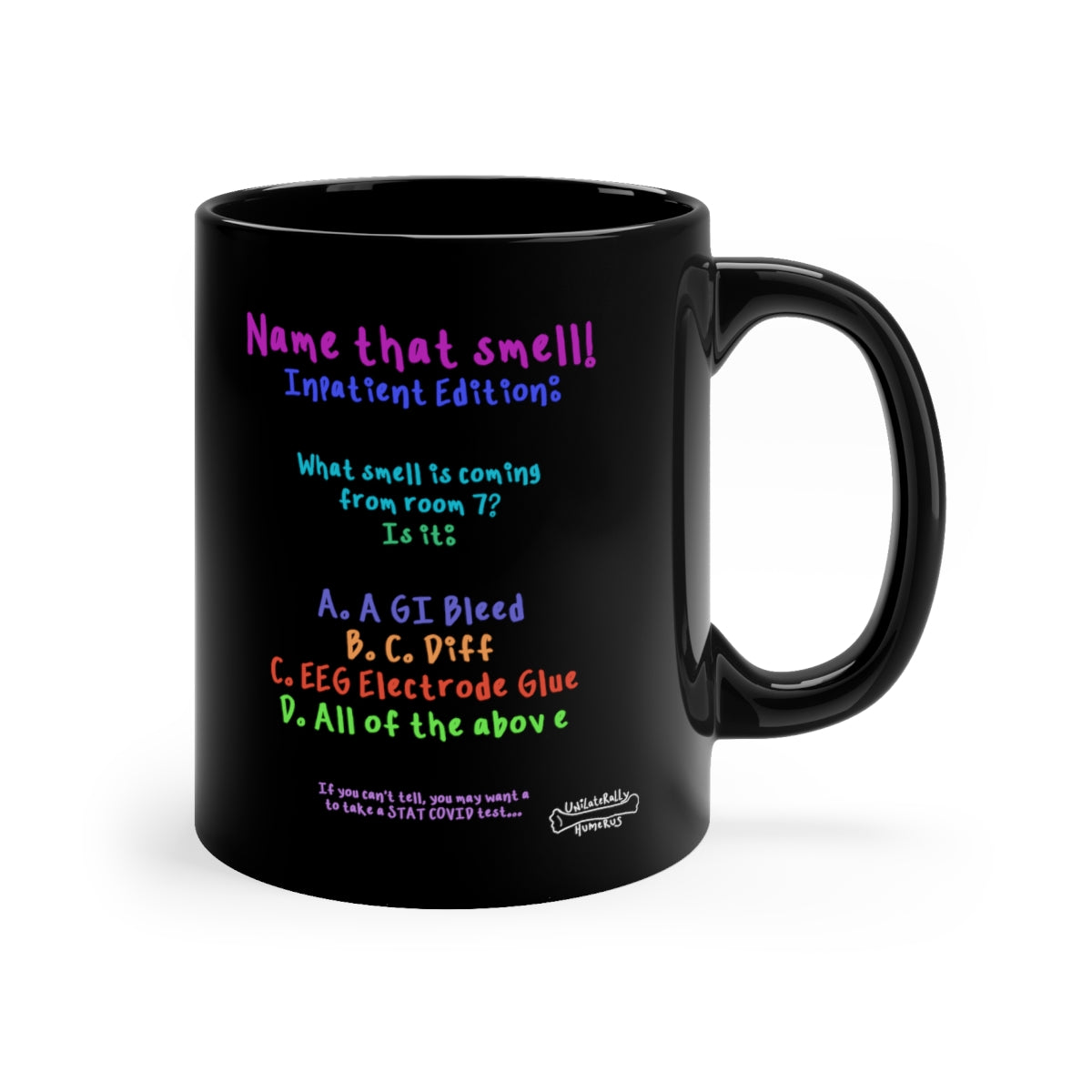 Name that Smell 11oz Black Mug