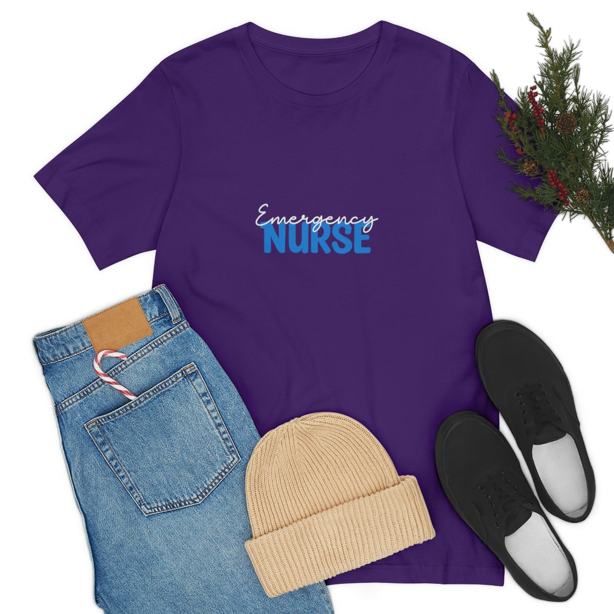 Emergency Nurse Unisex Jersey Short Sleeve Tee