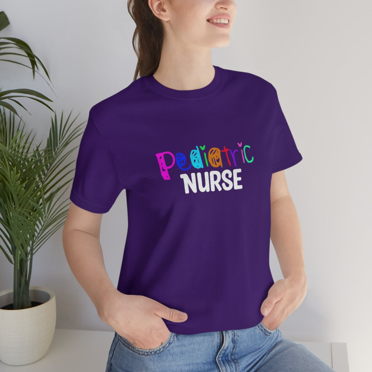 Pediatric Nurse Unisex Jersey Short Sleeve Tee