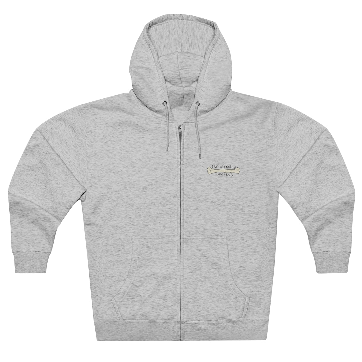 Unilaterally Humerus Unisex Premium Full Zip Hoodie