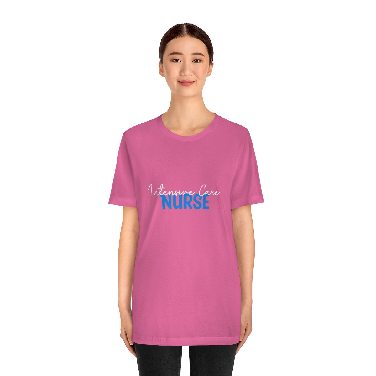 Intensive Care Nurse Unisex Jersey Short Sleeve Tee