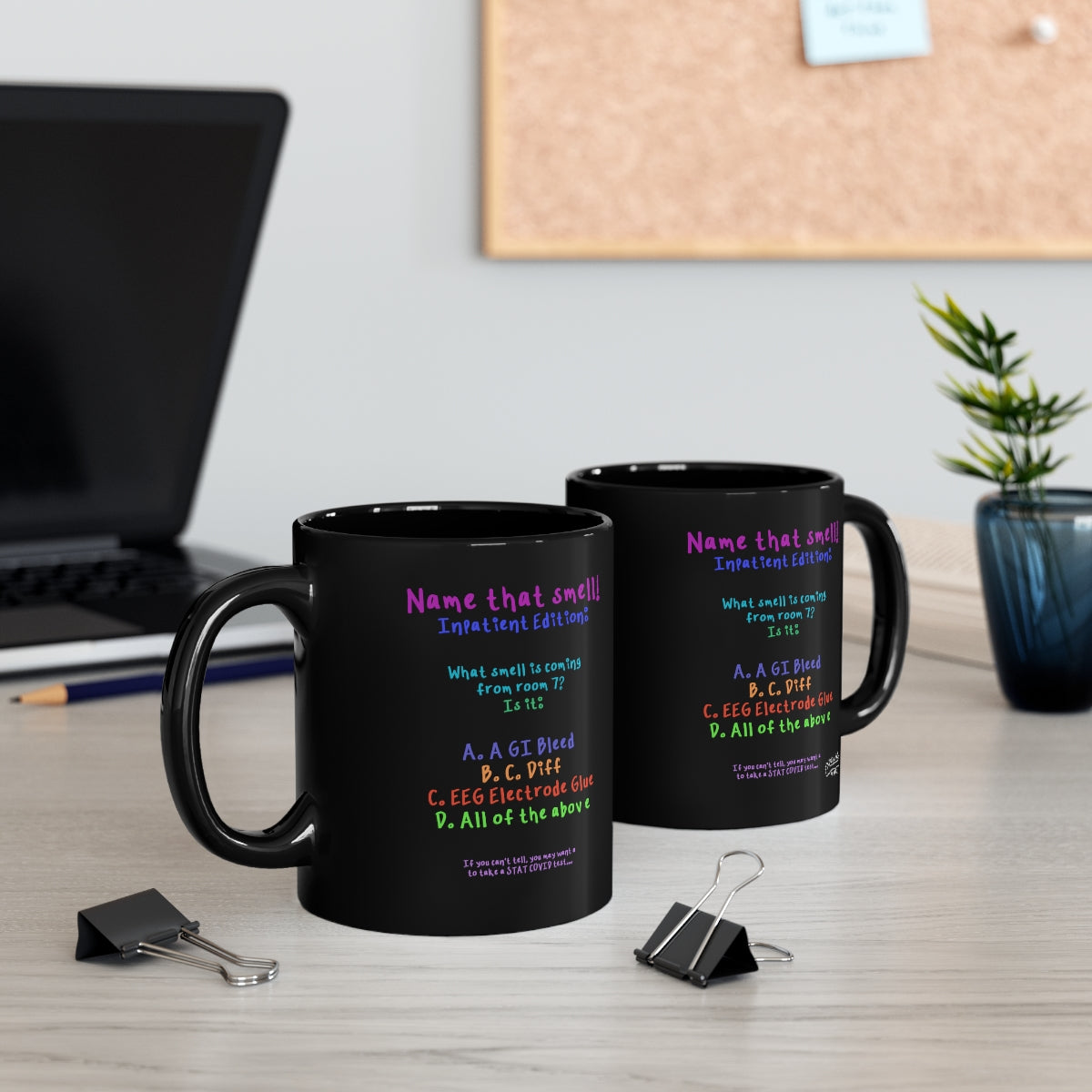 Name that Smell 11oz Black Mug