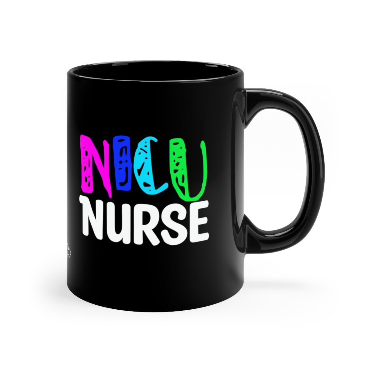 NICU Nurse 11oz Black Mug