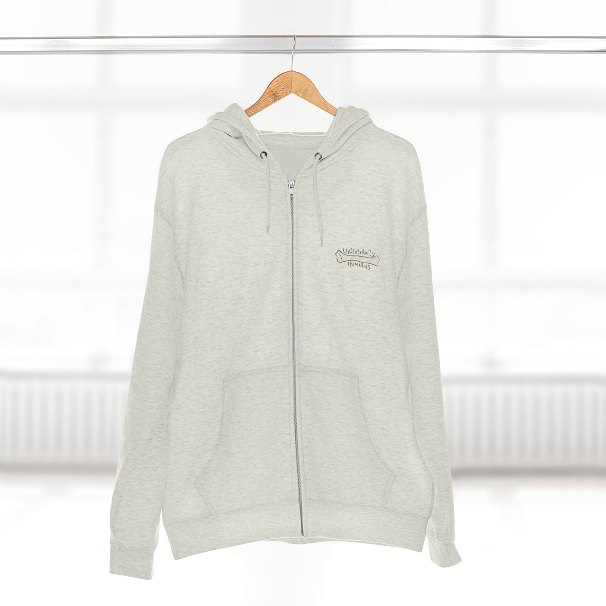 Unilaterally Humerus Unisex Premium Full Zip Hoodie