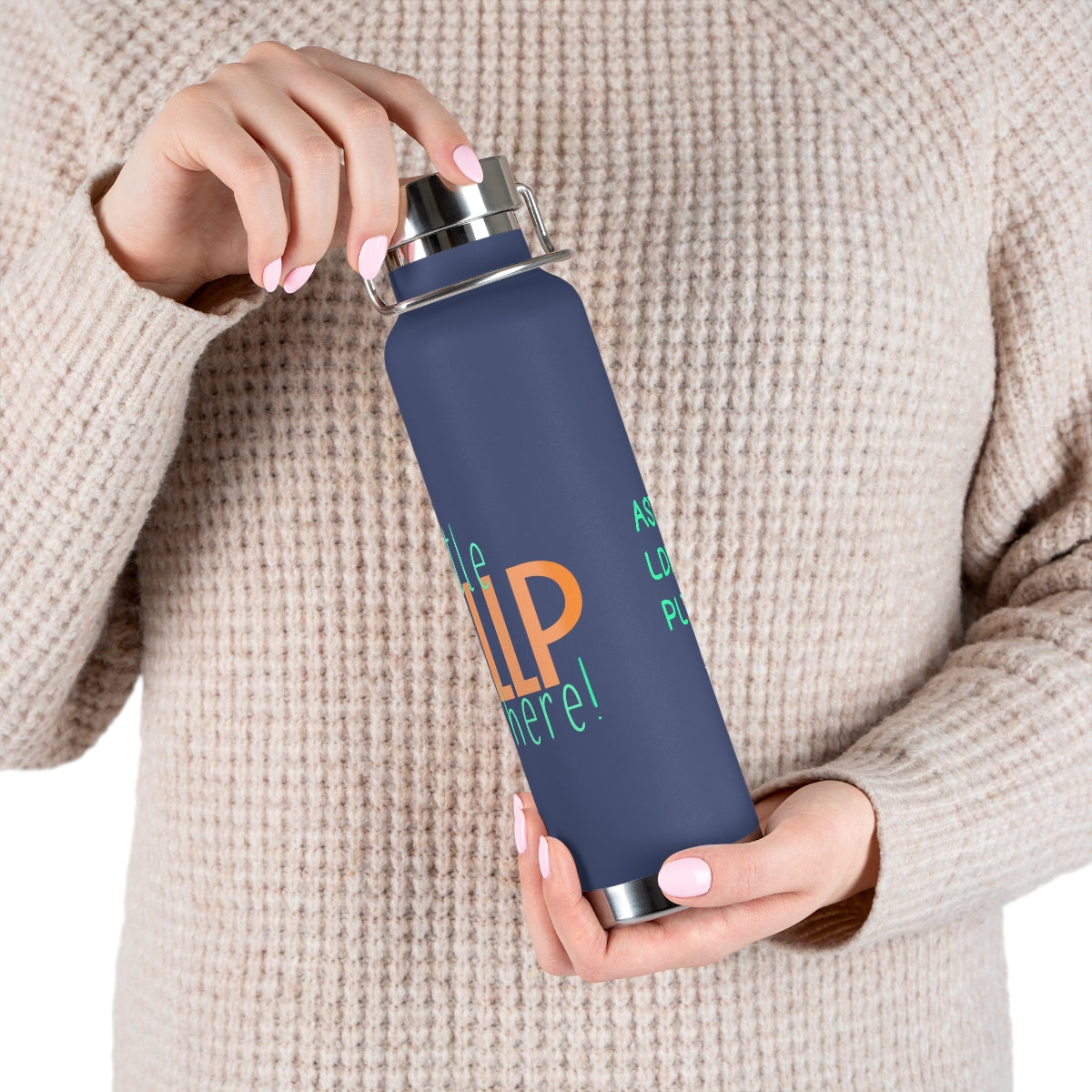 A Little HELLP Here! Copper Vacuum Insulated Bottle, 22oz