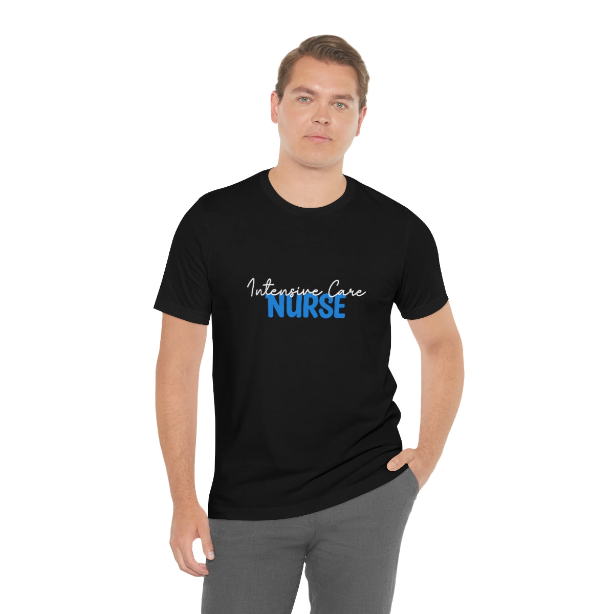 Intensive Care Nurse Unisex Jersey Short Sleeve Tee