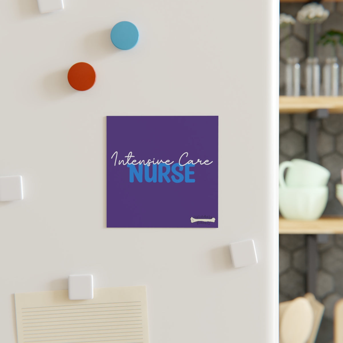 Intensive Care Nurse Square Magnet