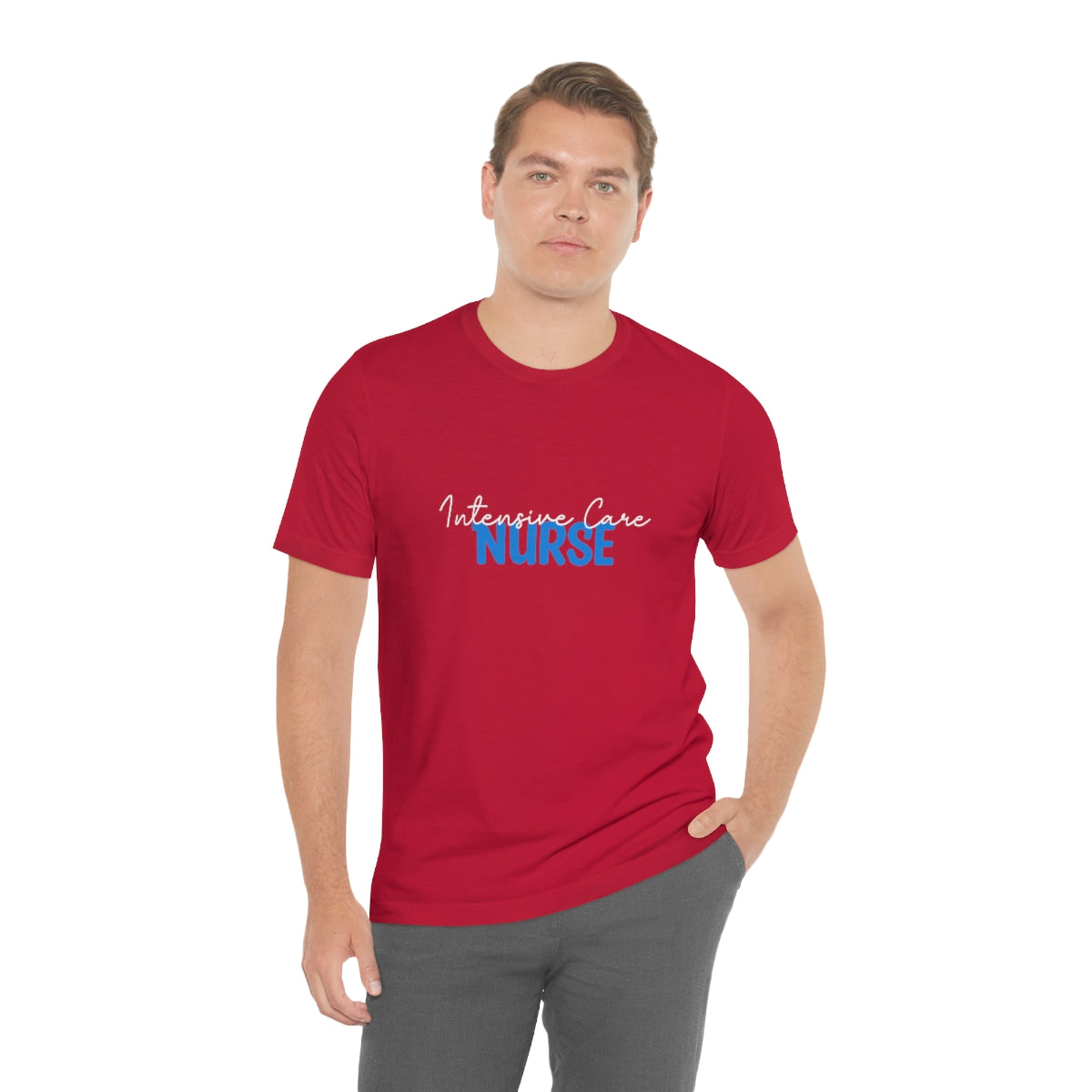 Intensive Care Nurse Unisex Jersey Short Sleeve Tee