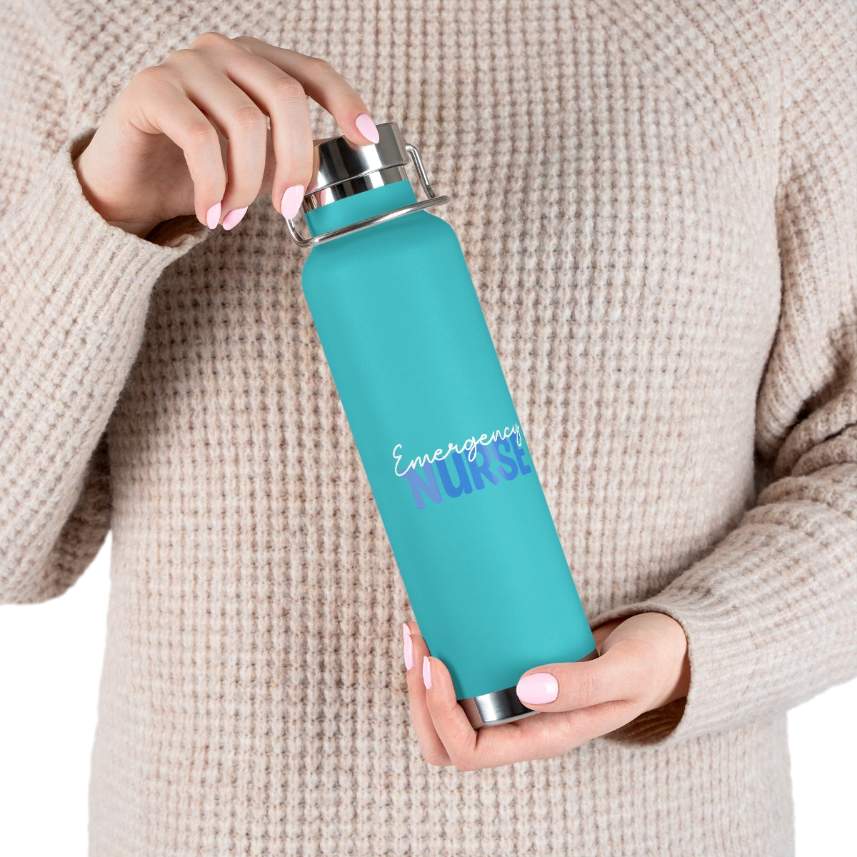 Emergency Nurse Copper Vacuum Insulated Bottle, 22oz