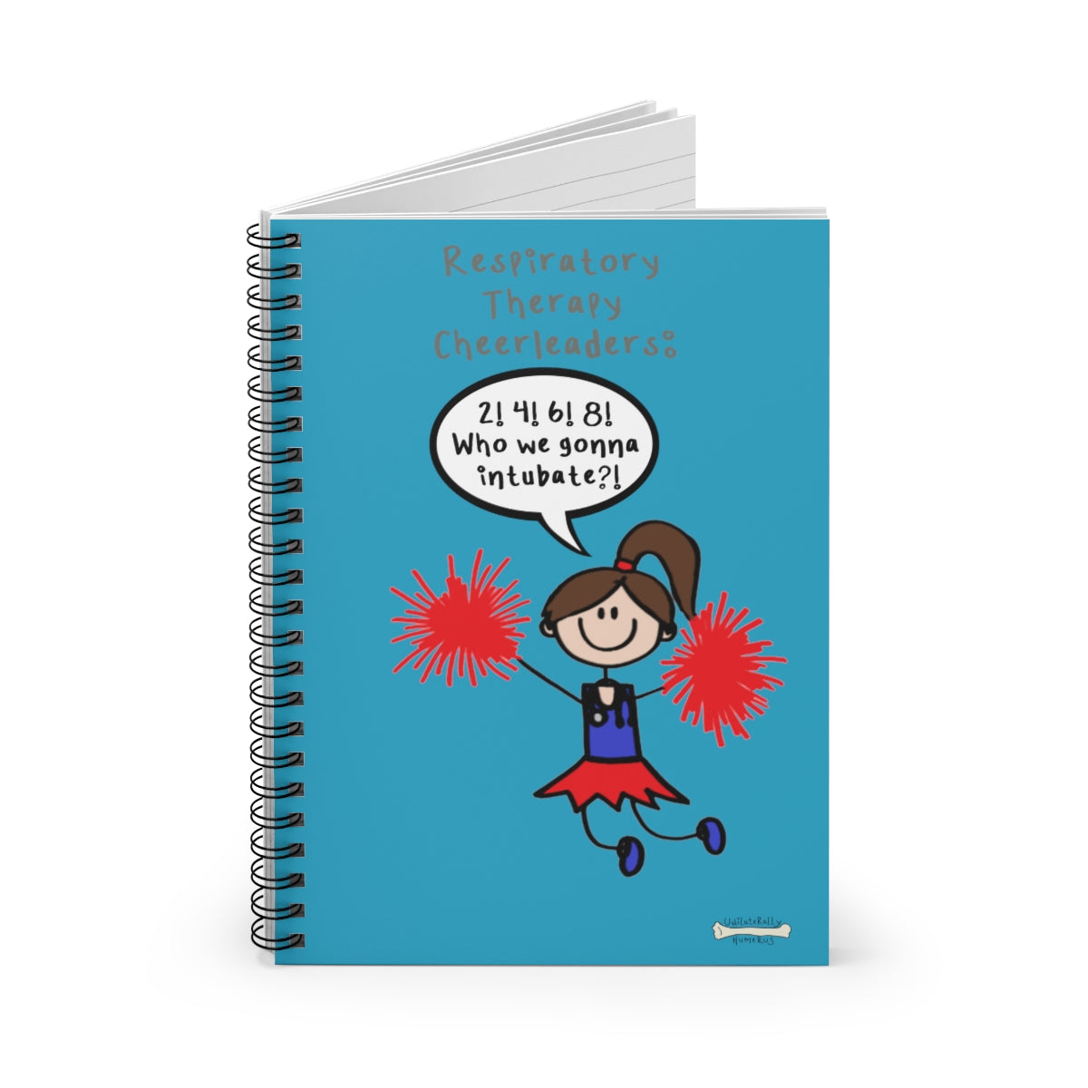 RT Cheerleaders Spiral Notebook - Ruled Line