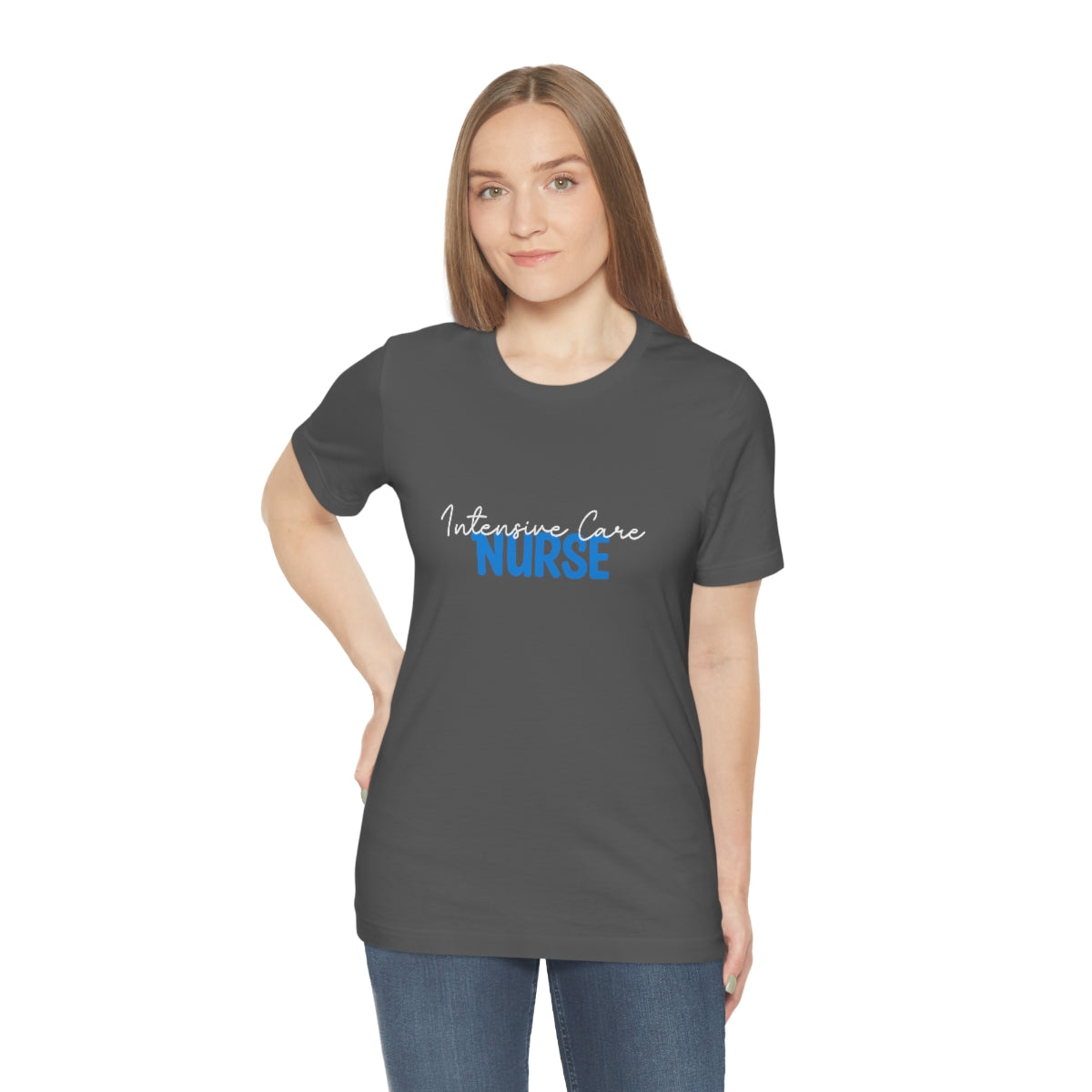 Intensive Care Nurse Unisex Jersey Short Sleeve Tee