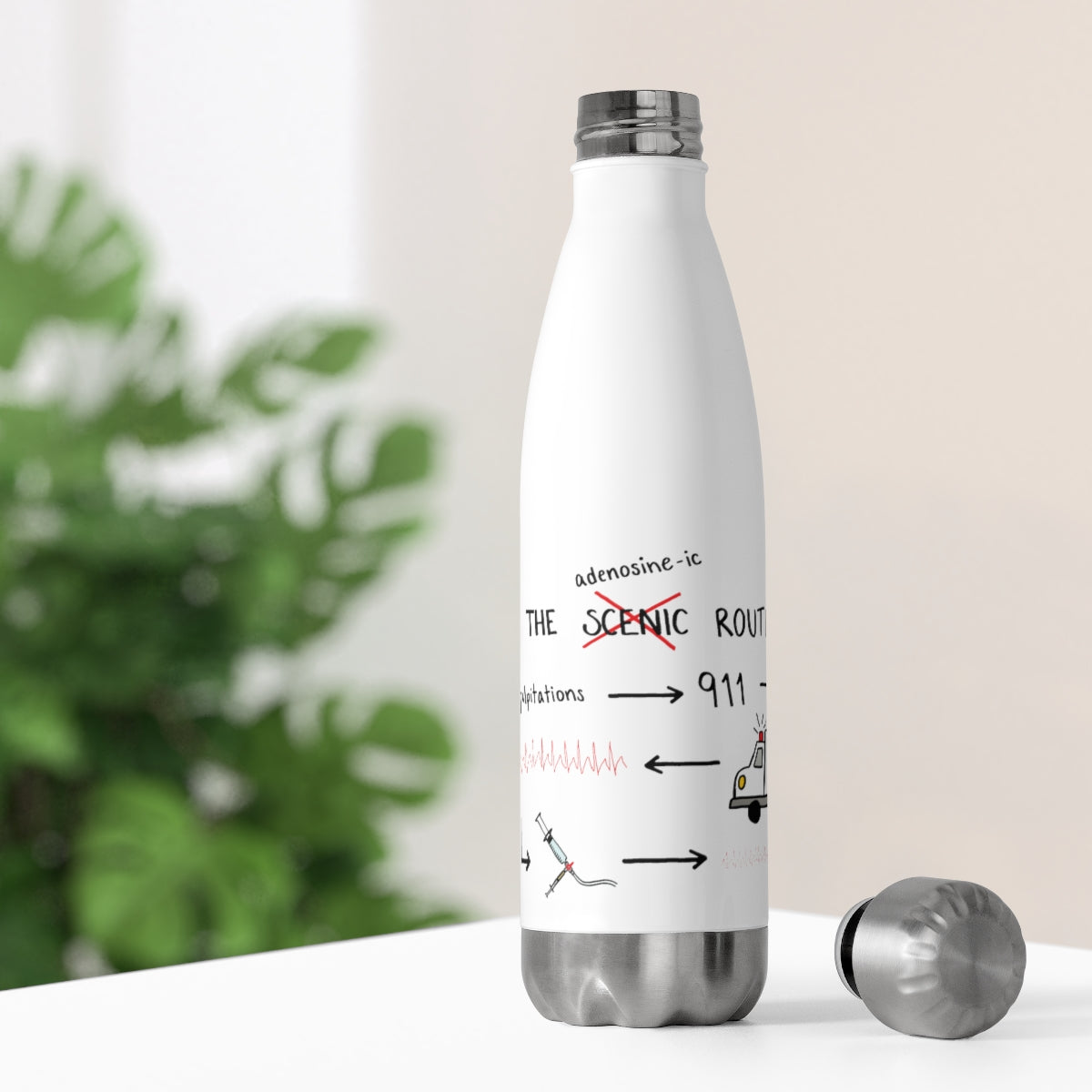 The Adenosine-ic Route 20oz Insulated Bottle
