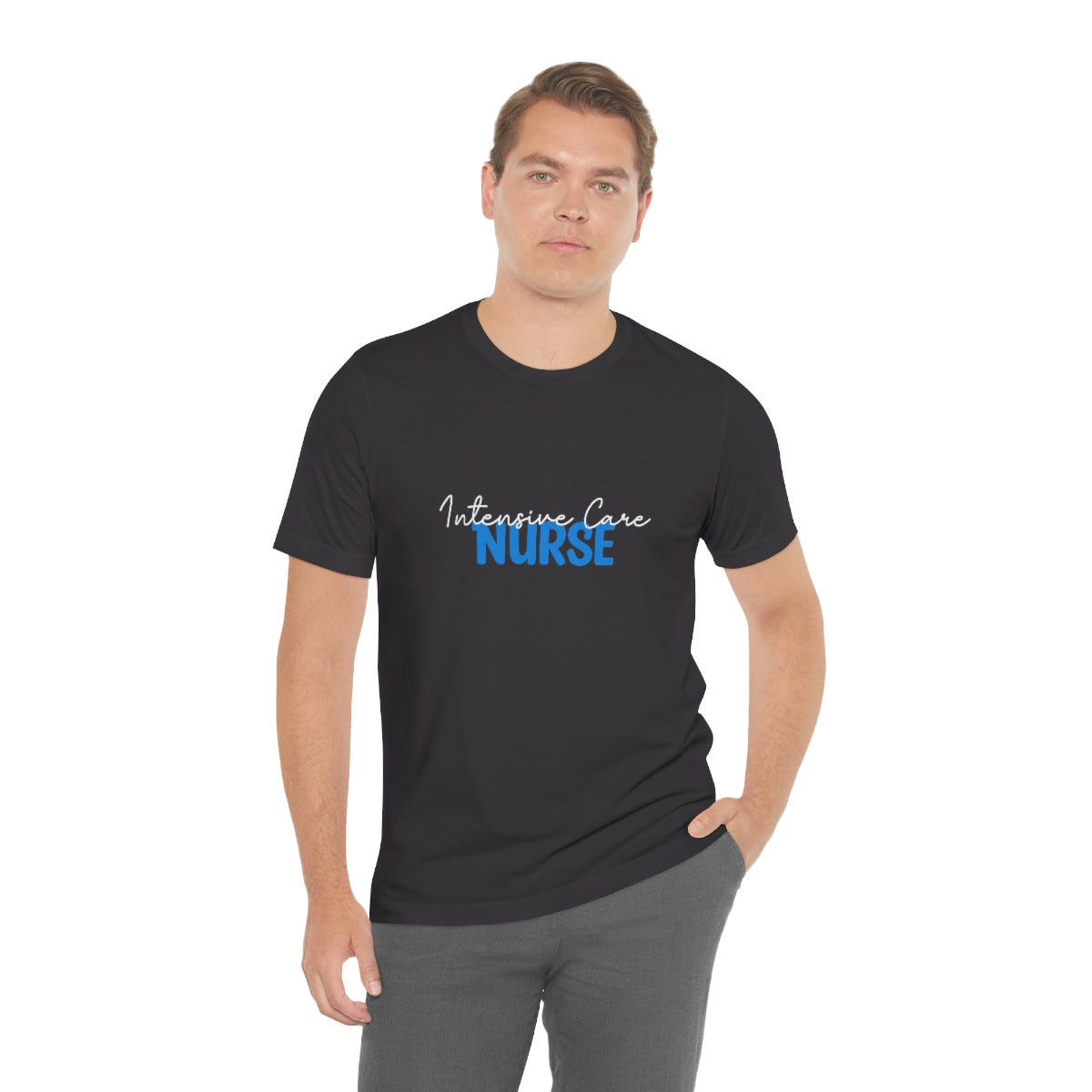 Intensive Care Nurse Unisex Jersey Short Sleeve Tee