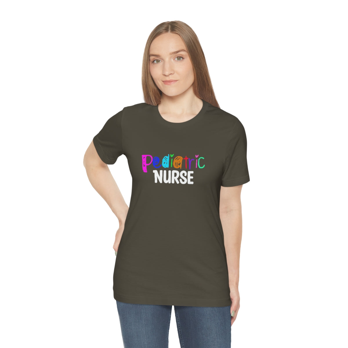 Pediatric Nurse Unisex Jersey Short Sleeve Tee