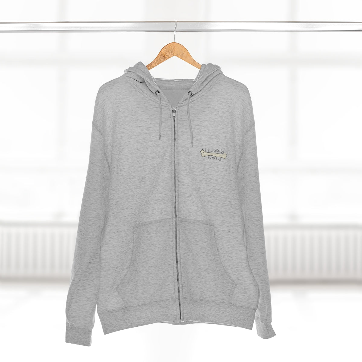 Unilaterally Humerus Unisex Premium Full Zip Hoodie