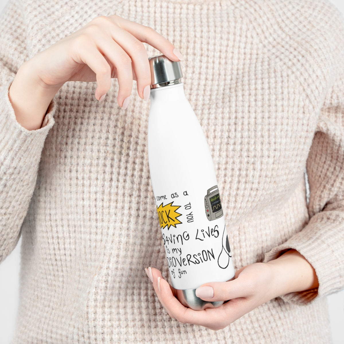 Cardioversion of Fun 20oz Insulated Bottle