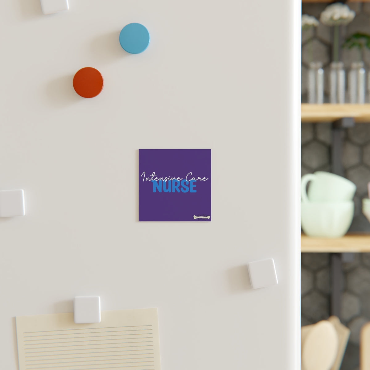 Intensive Care Nurse Square Magnet