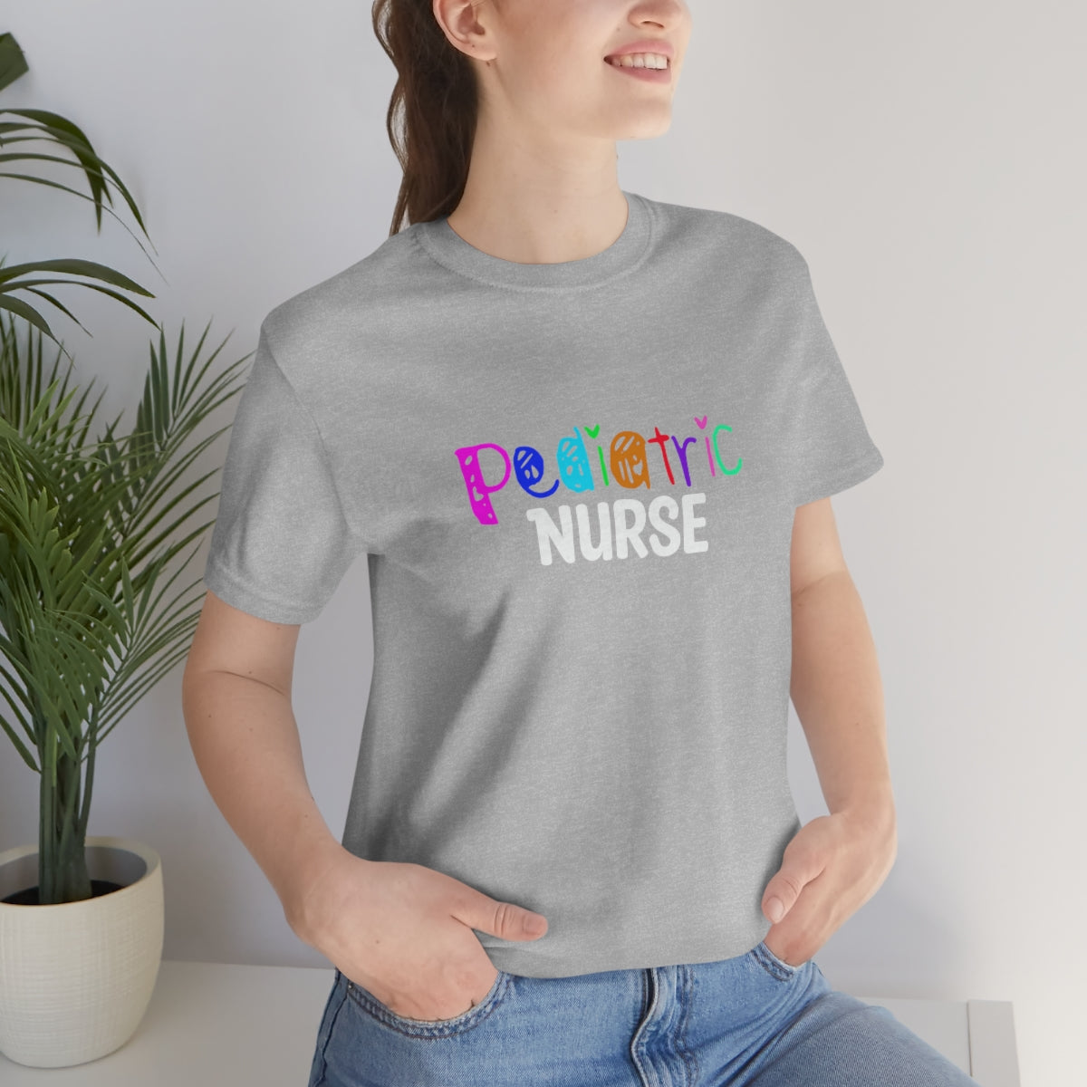 Pediatric Nurse Unisex Jersey Short Sleeve Tee