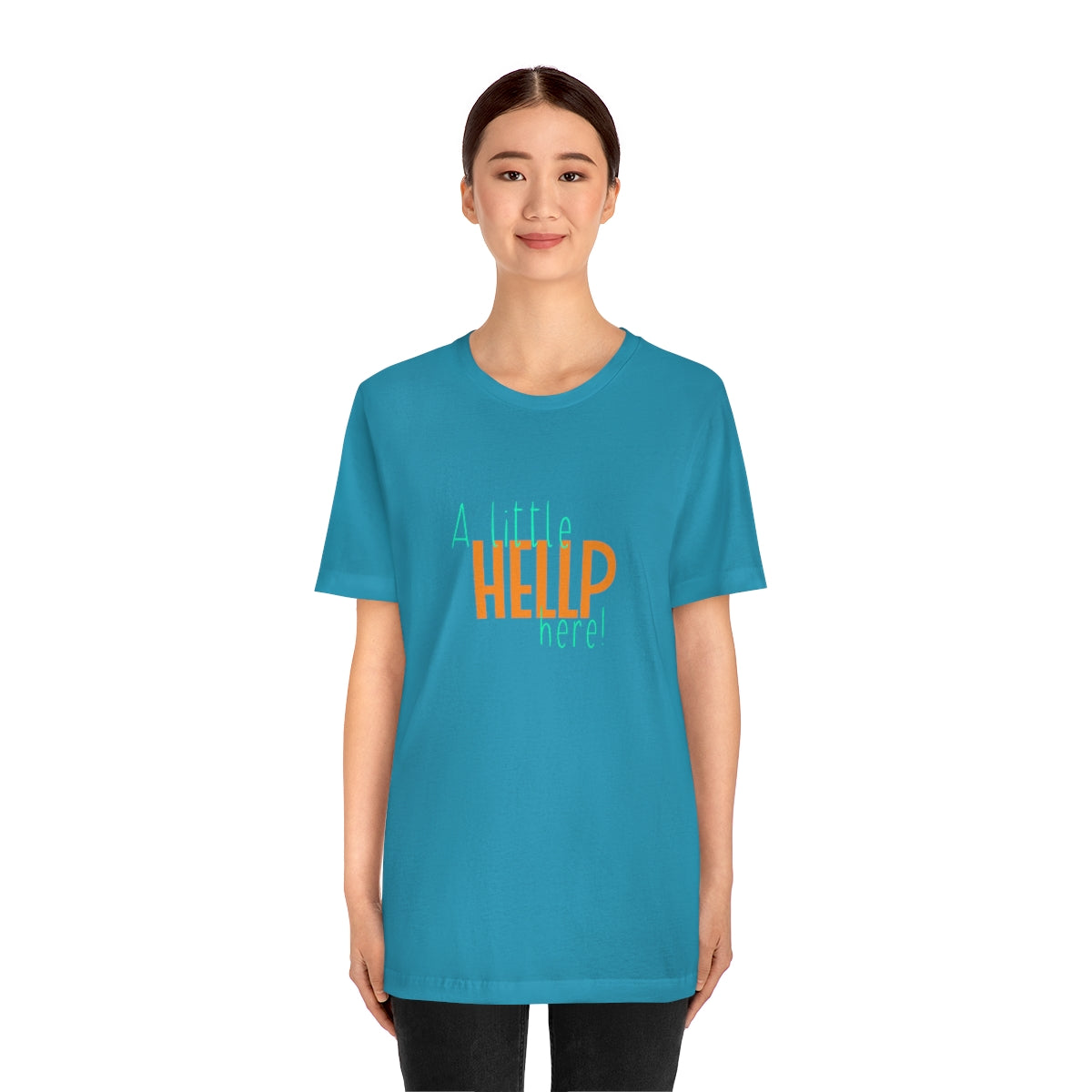 A Little HELLP Here! Unisex Jersey Short Sleeve Tee