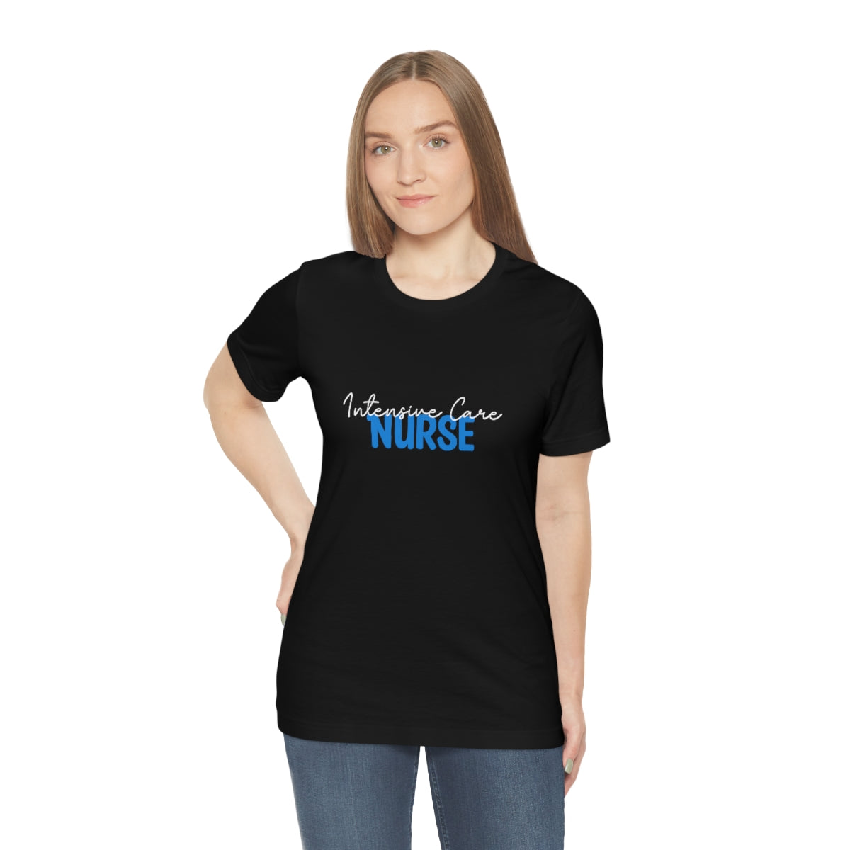 Intensive Care Nurse Unisex Jersey Short Sleeve Tee